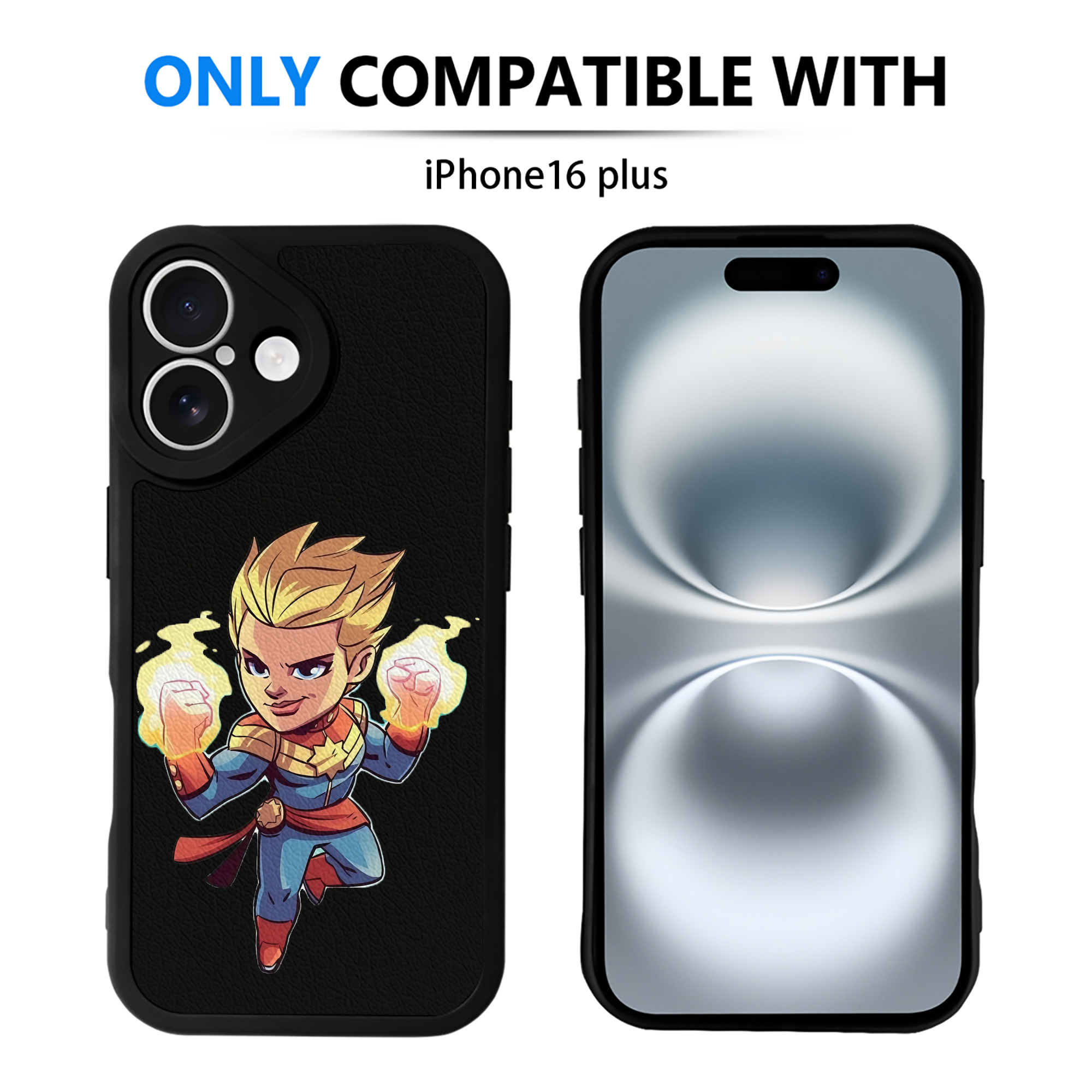 （画像用） アベンジャーズ The Avengers 【iPhone 16シリーズ対応】シリコンスマホケース（レザー調） 材質：シリコン